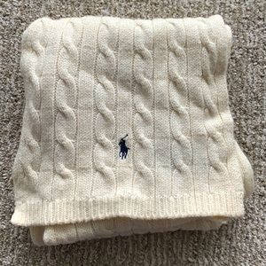✨Ralph Lauren cable knit scarf
